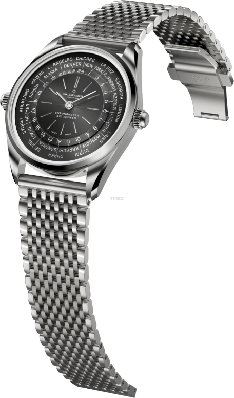 Carl F. Bucherer,Heritage 39mm,39mm,Stainless Steel,Black,Automatic,World Time,55hours,00,00.10805.08.33.21