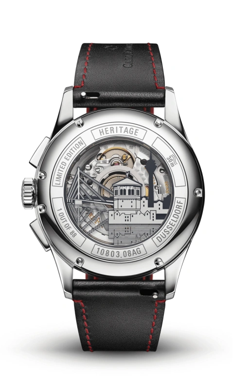 Carl F. Bucherer,Heritage 41mm,41mm,Stainless Steel,Wine Red,Gradient,Automatic,Chronograph,Annual Calendar,Big Date,00,00.10803.08.92.71