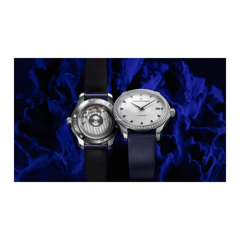 Carl F. Bucherer,Manero 35.50mm,35.50mm,Stainless Steel,White,Automatic,Day,Sapphire,00,00.10922.08.79.99