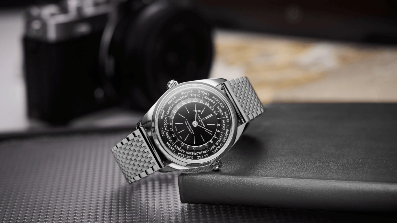 Carl F. Bucherer,Heritage 39mm,39mm,Stainless Steel,Black,Automatic,World Time,55hours,00,00.10805.08.33.21