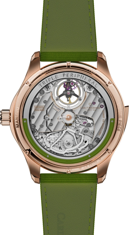Carl F. Bucherer,Manero 43.80mm,43.80mm,Rose Gold,Green,Automatic,Tourbillon,Minute Repeater,00,00.10925.03.94.11