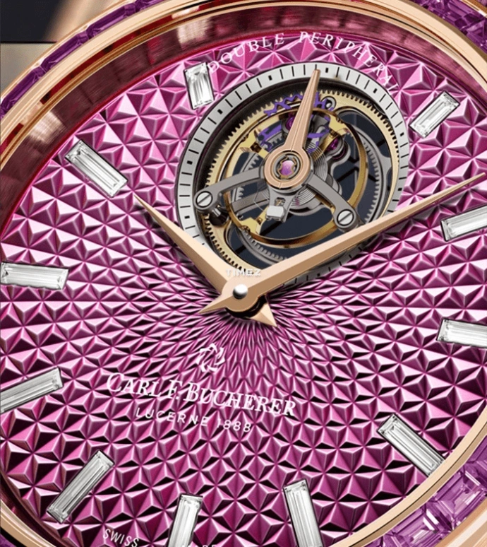 Carl F. Bucherer,Manero 43.10mm,43.10mm,Rose Gold,Purple,Automatic,Tourbillon,Sapphire,Crystal Glass,00,00.10928.03.94.12