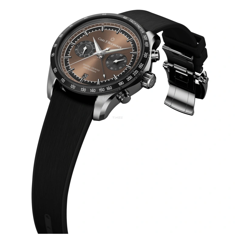 Carl F. Bucherer,Manero 42.50mm,42.50mm,Stainless Steel,Brown,Automatic,Chronograph,Day,00,00.10923.08.93.01