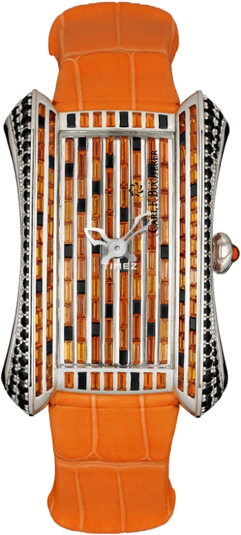 Carl F. Bucherer,alacria ,White Gold,Black,Orange,Quartz,00,00.10706.02.99.12