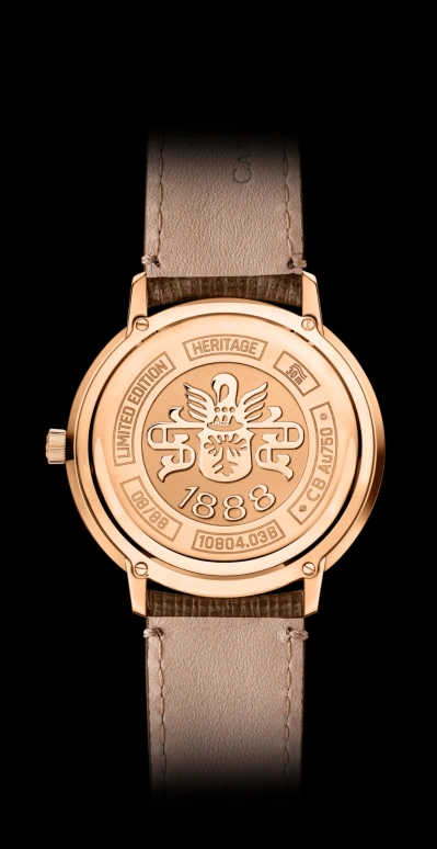 Carl F. Bucherer,Heritage 39mm,39mm,Rose Gold,Brown,Gradient,Automatic,Day,Sapphire,Crystal Glass,00,00.10804.03.93.01
