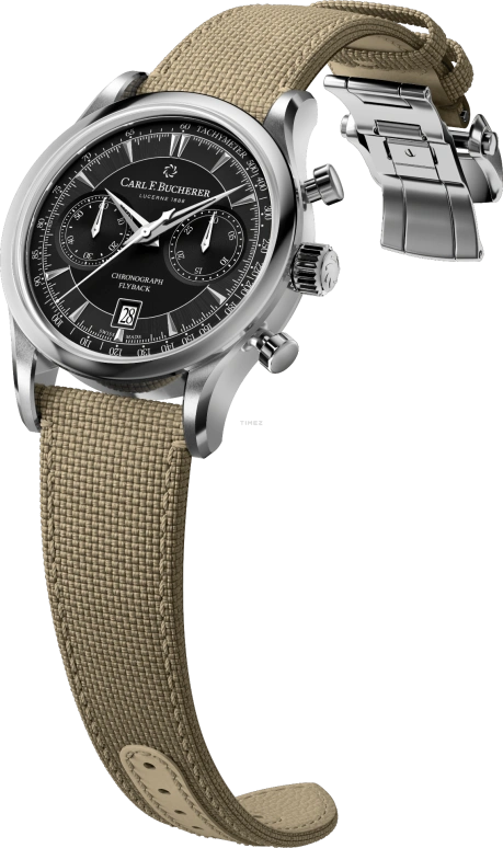 Carl F. Bucherer,Manero 43mm,43mm,Stainless Steel,Black,Automatic,Chronograph,Day,Flyback,00,00.10919.08.33.03