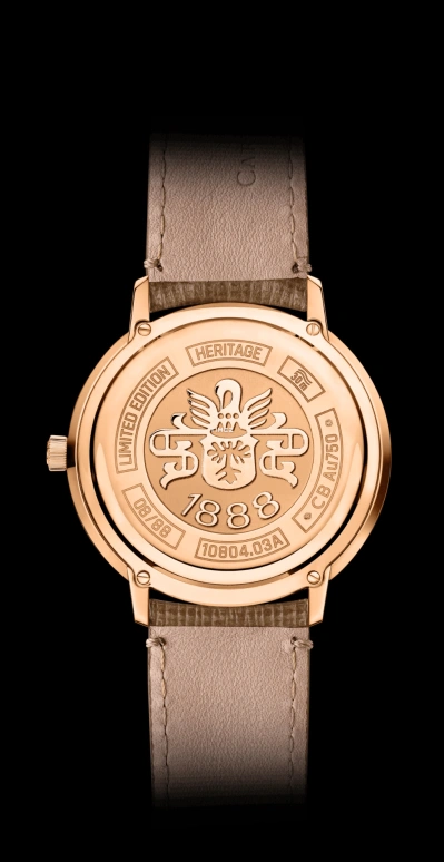 Carl F. Bucherer,Heritage 39mm,39mm,Rose Gold,White,Automatic,Day,Sapphire,Crystal Glass,00,00.10804.03.13.01