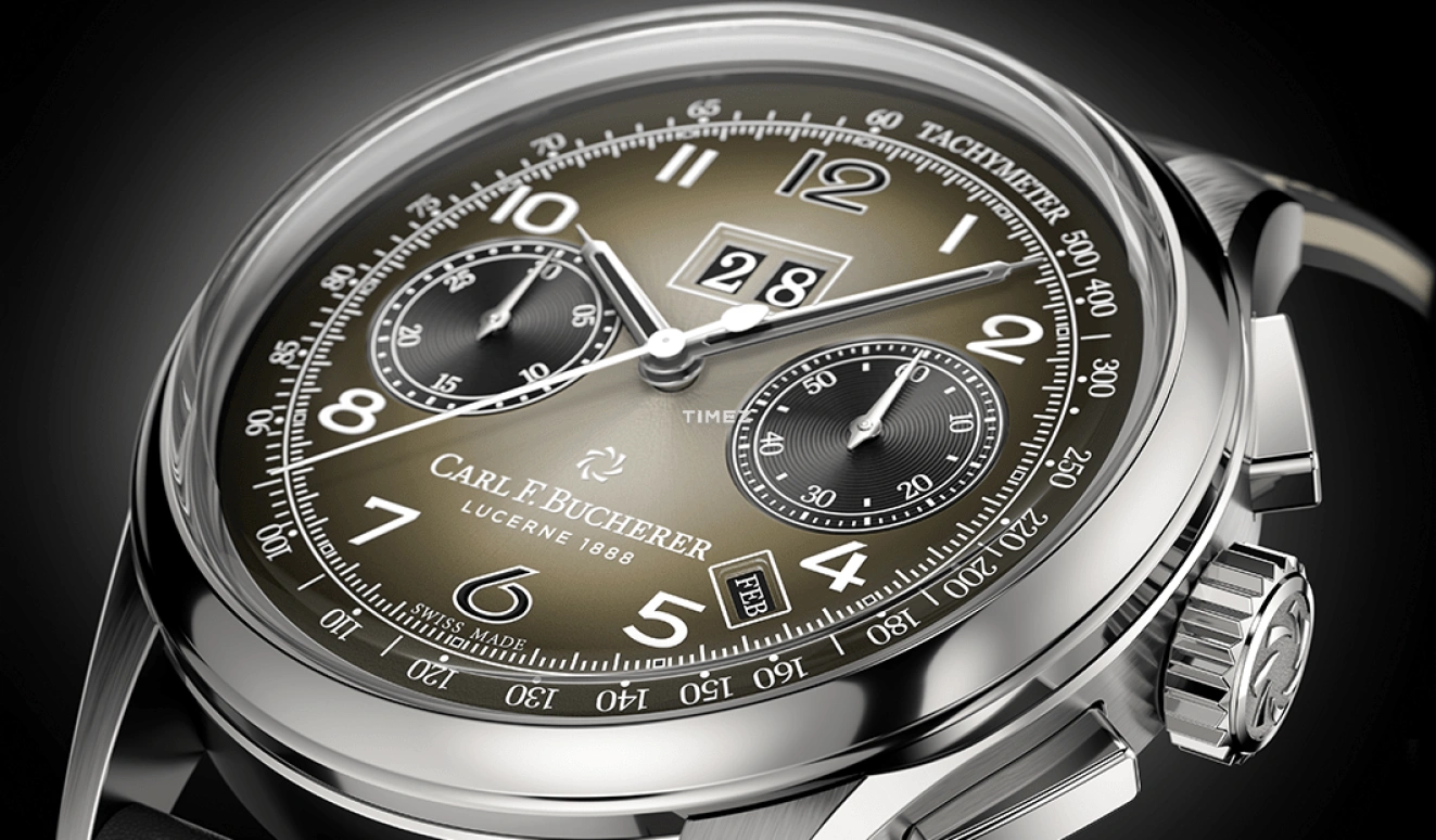 Carl F. Bucherer,Heritage 41mm,41mm,Stainless Steel,Brown,Gradient,Automatic,Chronograph,Annual Calendar,Month,Big Date,Sapphire,Crystal Glass,Round,00,00.10803.08.92.75