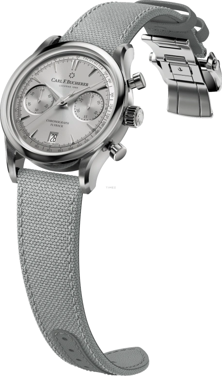 Carl F. Bucherer,Manero 40mm,40mm,Stainless Steel,Grey,Automatic,Chronograph,Day,Flyback,00,00.10927.08.93.01