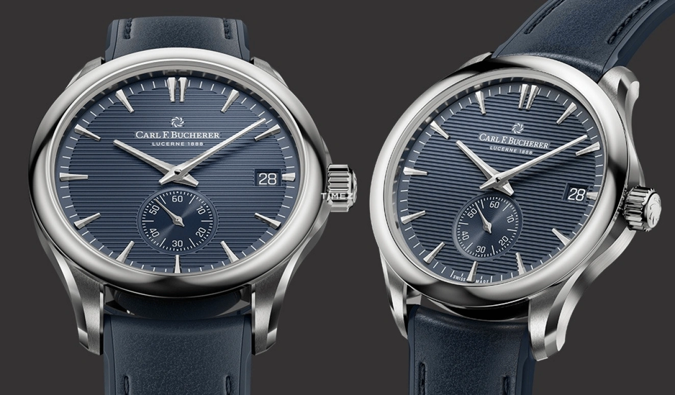 Carl F. Bucherer,Manero 40.60mm,40.60mm,Stainless Steel,Blue,Automatic,Day,Sapphire,Crystal Glass,00,00.10924.08.53.02