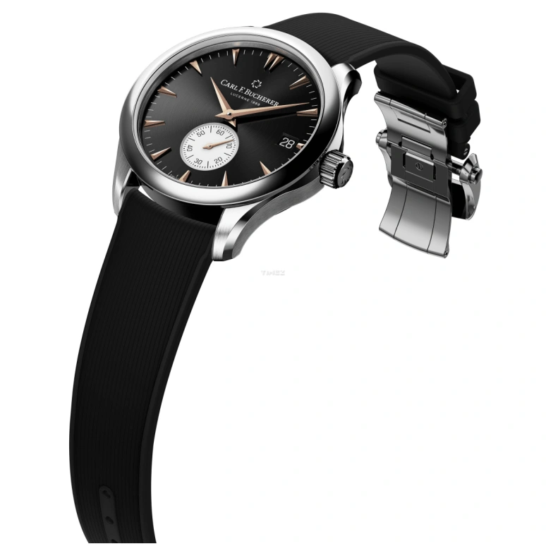 Carl F. Bucherer,Manero 40.60mm,40.60mm,Stainless Steel,Black,Automatic,Day,Sapphire,Crystal Glass,00,00.10924.08.33.01