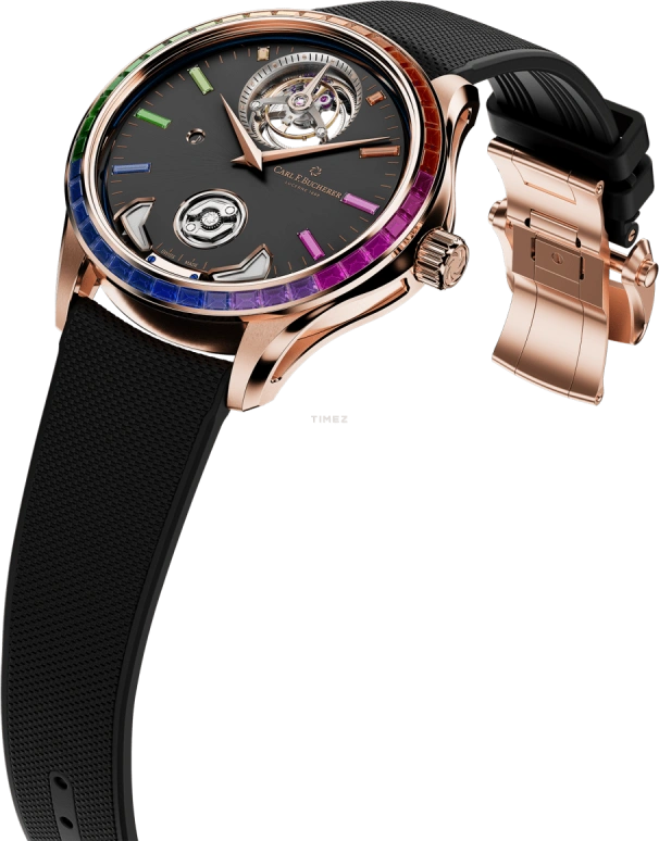 Carl F. Bucherer,Manero 43.80mm,43.80mm,Rose Gold,Black,Automatic,Tourbillon,Minute Repeater,00,00.10925.03.39.11