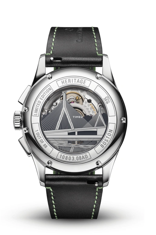 Carl F. Bucherer,Heritage 41mm,41mm,Stainless Steel,Green,Automatic,Chronograph,Annual Calendar,Big Date,00,00.10803.08.92.73
