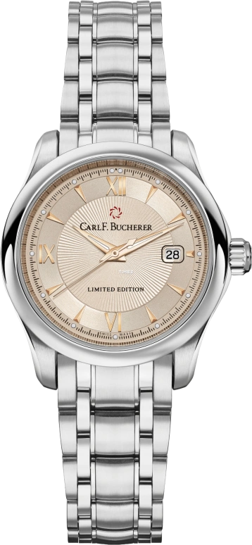 Carl F. Bucherer,Manero 30mm,30mm,Stainless Steel,White,Automatic,00,00.10911.08.95.96