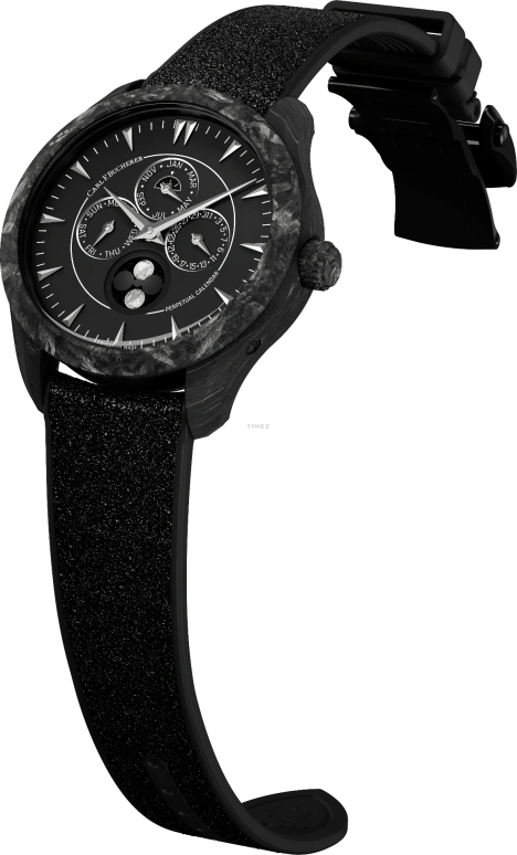 Carl F. Bucherer,Manero 41.60mm,41.60mm,Forged Carbon,Black,Automatic,Moonphase,Perpetual Calendar,Leap Year,Month,Sapphire,Crystal Glass,Round,00,00.10916.16.33.01