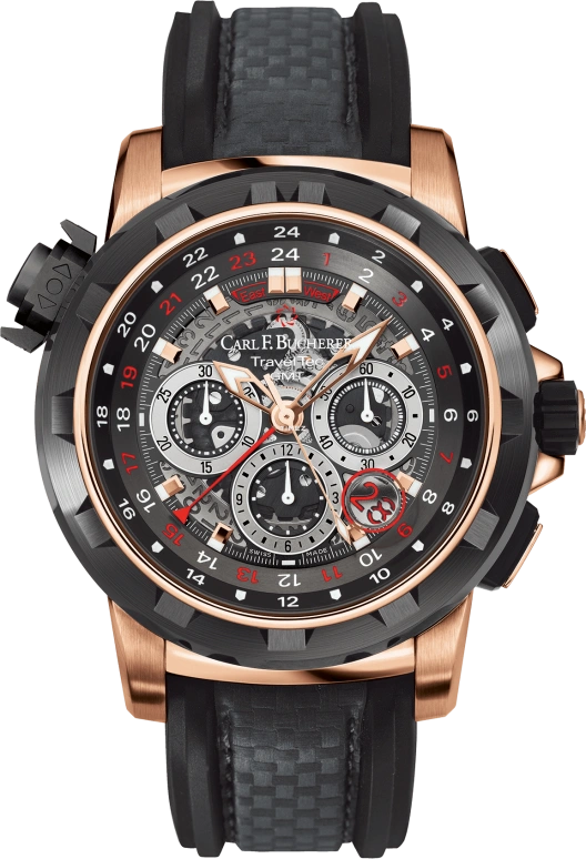 Carl F. Bucherer,Patravi 47mm,47mm,Rose Gold,Automatic,00,00.10620.22.93.01