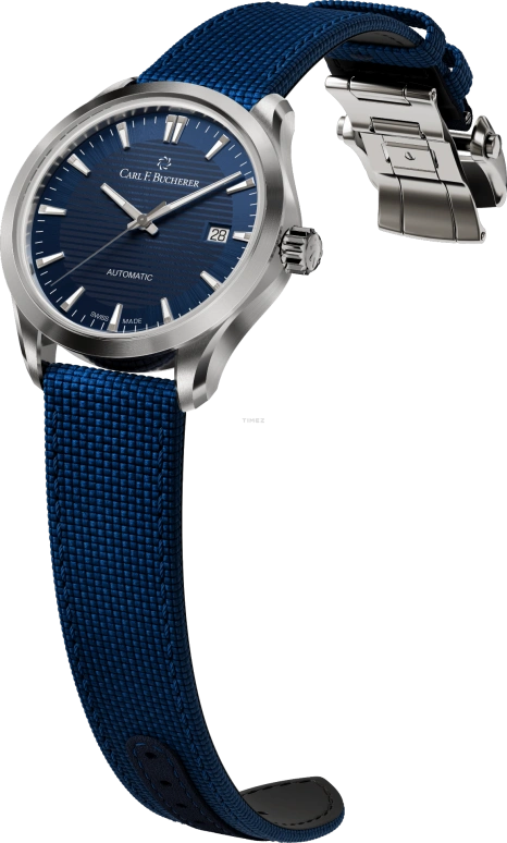 Carl F. Bucherer,Manero 38mm,38mm,Stainless Steel,Blue,Automatic,Day,Sapphire,Crystal Glass,00,00.10929.08.53.01
