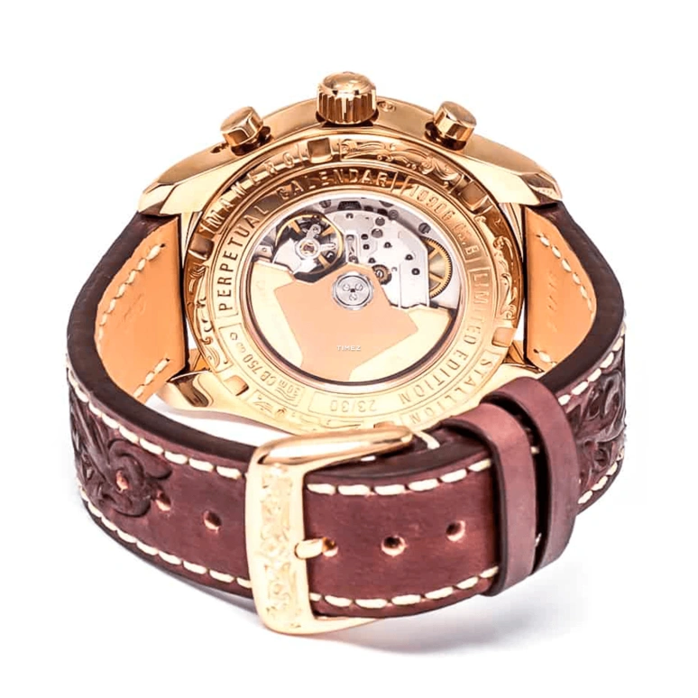 Carl F. Bucherer,Manero 42.50mm,42.50mm,Rose Gold,Silver White,Automatic,Chronograph,Moonphase,Perpetual Calendar,Leap Year,Sapphire,Round,00,00.10906.03.13.99