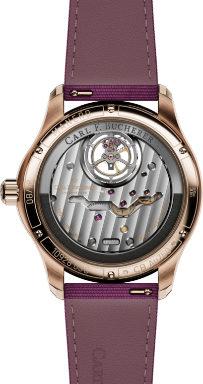 Carl F. Bucherer,Manero 43.10mm,43.10mm,Rose Gold,Purple,Automatic,Tourbillon,Sapphire,Crystal Glass,00,00.10928.03.94.12