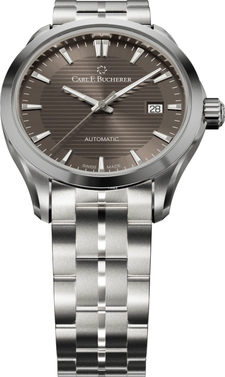 Carl F. Bucherer,Manero 38mm,38mm,Stainless Steel,Brown,Automatic,Day,Sapphire,Crystal Glass,00,00.10929.08.93.21