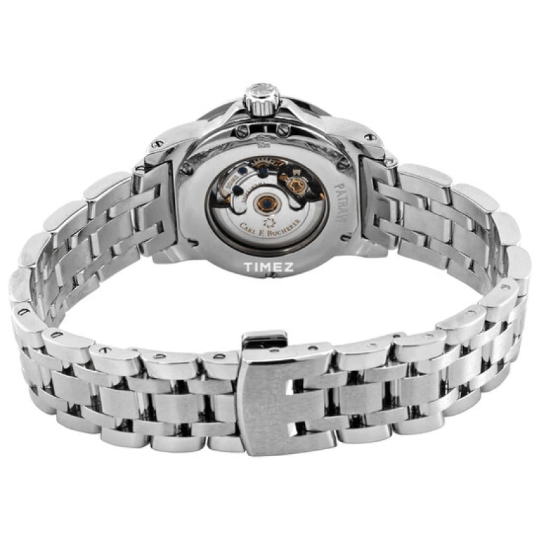 Carl F. Bucherer,Patravi 27mm,27mm,Stainless Steel,Grey,Automatic,Day,Sapphire,00,00.10621.08.36.21