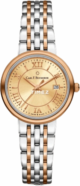 Carl F. Bucherer,Adamavi 28mm,28mm,Stainless Steel,Rose Gold,Automatic,00,00.10320.07.45.21