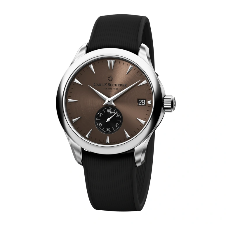 Carl F. Bucherer,Manero 40.60mm,40.60mm,Stainless Steel,Brown,Automatic,Day,Sapphire,Crystal Glass,00,00.10924.08.93.01