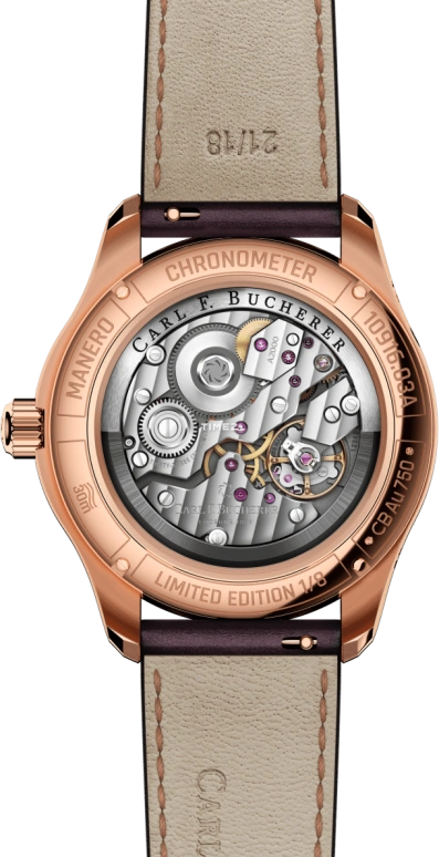 Carl F. Bucherer,Manero 41.60mm,41.60mm,Rose Gold,Rose,Automatic,Moonphase,Perpetual Calendar,Month,Date,Sapphire,Crystal Glass,Round,00,00.10916.03.93.02