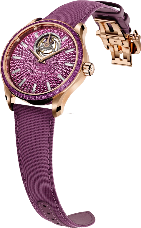 Carl F. Bucherer,Manero 43.10mm,43.10mm,Rose Gold,Purple,Automatic,Tourbillon,Sapphire,Crystal Glass,00,00.10928.03.94.12