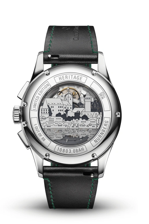 Carl F. Bucherer,Heritage 41mm,41mm,Stainless Steel,Green,Gradient,Automatic,Chronograph,Annual Calendar,Month,Big Date,Sapphire,Crystal Glass,Round,00,00.10803.08.92.70