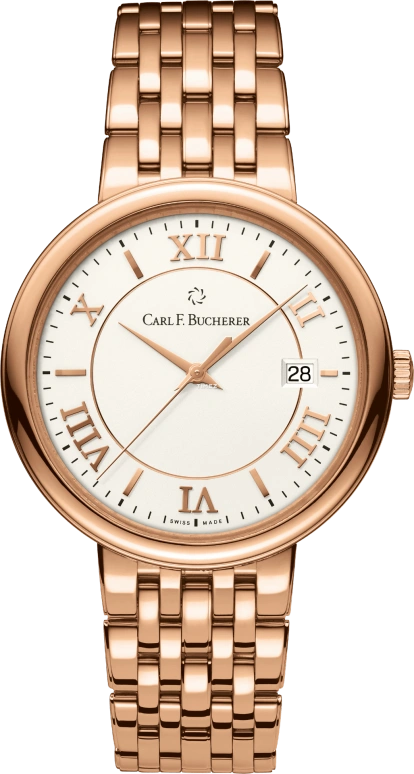 Carl F. Bucherer,Adamavi 39mm,39mm,Rose Gold,White,Automatic,00,00.10311.03.15.21