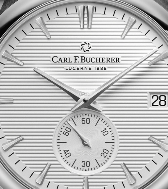 Carl F. Bucherer,Manero 40.60mm,40.60mm,Stainless Steel,Silver White,Automatic,Day,Sapphire,Crystal Glass,00,00.10924.08.13.22
