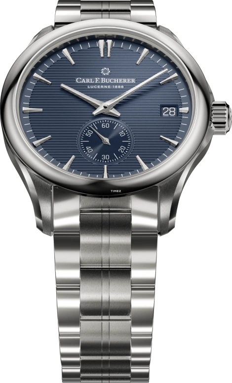 Carl F. Bucherer,Manero 40.60mm,40.60mm,Stainless Steel,Blue,Automatic,Day,Sapphire,Crystal Glass,00,00.10924.08.53.22