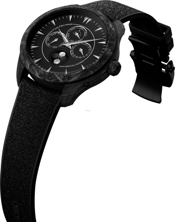 Carl F. Bucherer,Manero 41.60mm,41.60mm,Forged Carbon,Black,Automatic,Moonphase,Perpetual Calendar,Leap Year,Month,Sapphire,Crystal Glass,Round,00,00.10916.16.33.01
