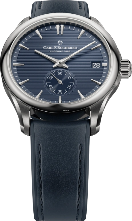 Carl F. Bucherer,Manero 40.60mm,40.60mm,Stainless Steel,Blue,Automatic,Day,Sapphire,Crystal Glass,00,00.10924.08.53.02