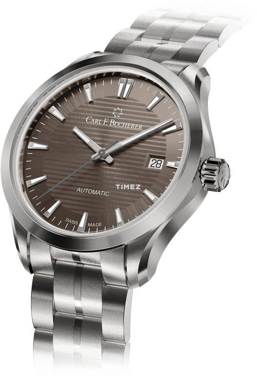 Carl F. Bucherer,Manero 38mm,38mm,Stainless Steel,Brown,Automatic,Day,Sapphire,Crystal Glass,00,00.10929.08.93.21