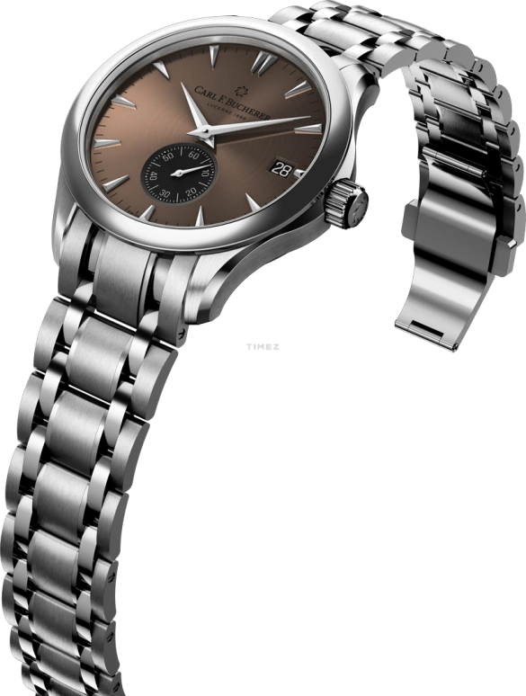Carl F. Bucherer,Manero 40.60mm,40.60mm,Stainless Steel,Brown,Automatic,Day,Sapphire,Crystal Glass,00,00.10924.08.93.21