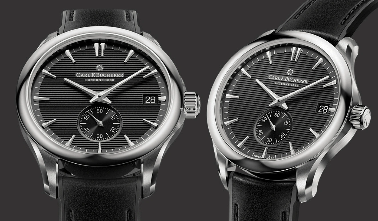 Carl F. Bucherer,Manero 40.60mm,40.60mm,Stainless Steel,Black,Automatic,Day,Sapphire,Crystal Glass,00,00.10924.08.33.02