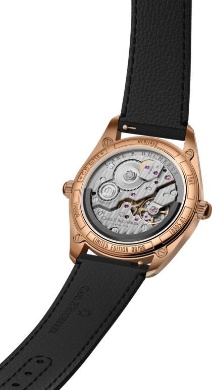 Carl F. Bucherer,Heritage 39mm,39mm,Rose Gold,Silver,Automatic,Dule Time,World Time,00,00.10805.03.13.01
