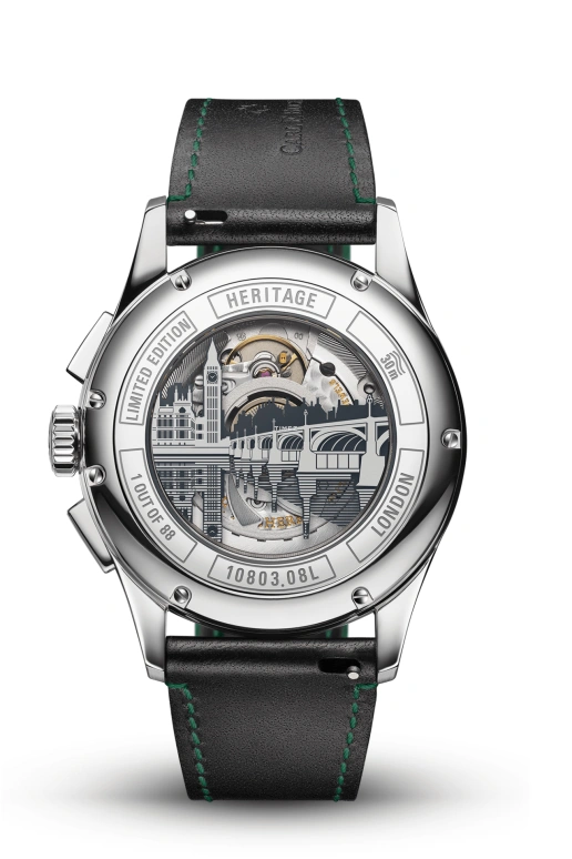 Carl F. Bucherer,Heritage 41mm,41mm,Stainless Steel,Gradient,Green,Automatic,Chronograph,Annual Calendar,Month,Day,Sapphire,Round,00,00.10803.08.92.92