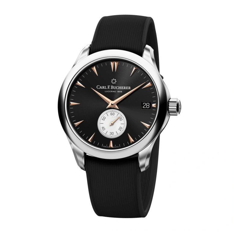 Carl F. Bucherer,Manero 40.60mm,40.60mm,Stainless Steel,Black,Automatic,Day,Sapphire,Crystal Glass,00,00.10924.08.33.01