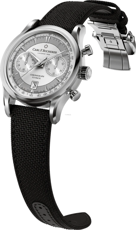 Carl F. Bucherer,Manero 43mm,43mm,Stainless Steel,Silver,Automatic,Chronograph,Day,Flyback,00,00.10919.08.13.02