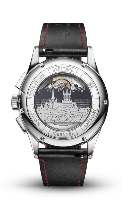 Carl F. Bucherer,Heritage 41mm,41mm,Stainless Steel,Wine Red,Gradient,Automatic,Chronograph,Annual Calendar,Month,Big Date,Sapphire,Crystal Glass,Round,00,00.10803.08.92.79