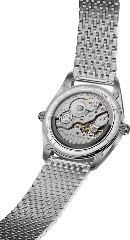 Carl F. Bucherer,Heritage 39mm,39mm,Stainless Steel,Black,Automatic,World Time,55hours,00,00.10805.08.33.21