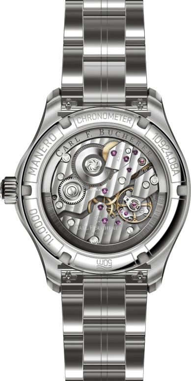 Carl F. Bucherer,Manero 40.60mm,40.60mm,Stainless Steel,Black,Automatic,Day,Sapphire,Crystal Glass,00,00.10924.08.33.22