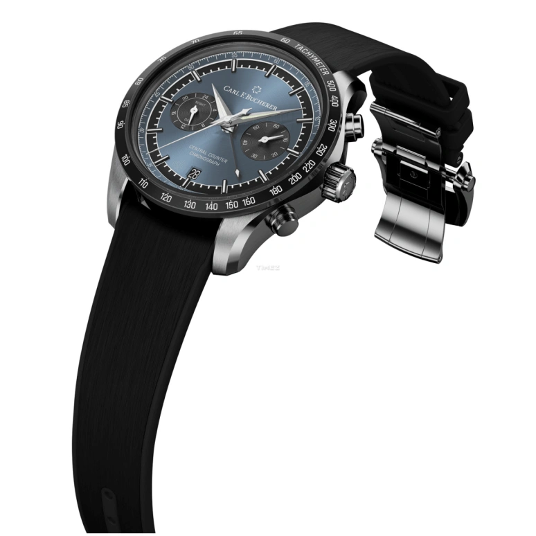 Carl F. Bucherer,Manero 42.50mm,42.50mm,Stainless Steel,Blue,Automatic,Chronograph,Day,00,00.10923.08.53.01