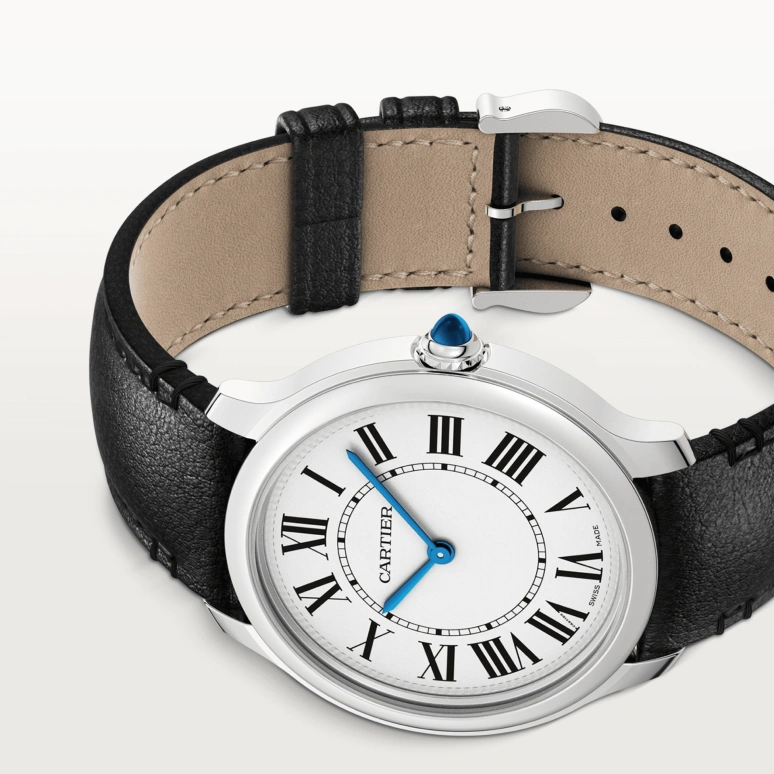 Cartier,Ronde de Cartier 36mm,36mm,Stainless Steel,Silver,Quartz,Sapphire,Crystal Glass,Round,WSRN0031