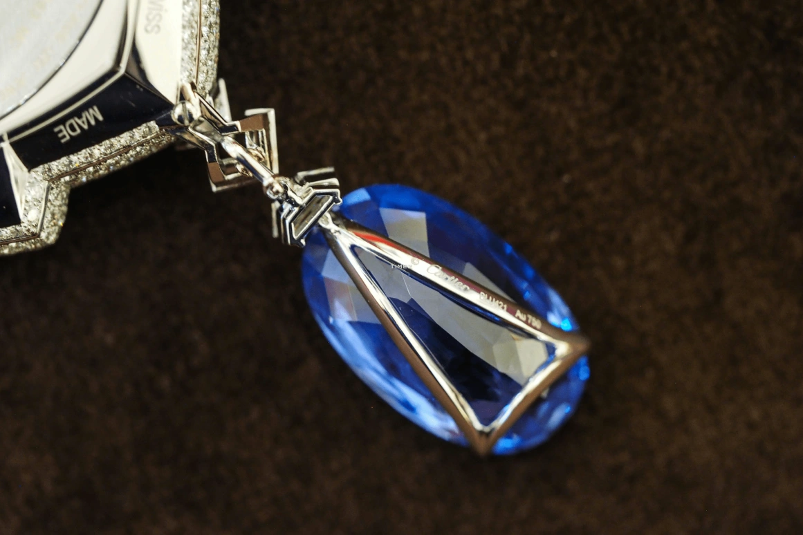 Cartier,High Jewelry Watches ,White Gold,Silver,Handwound,Tourbillon,In-house Caliber,Mysterieux Azure