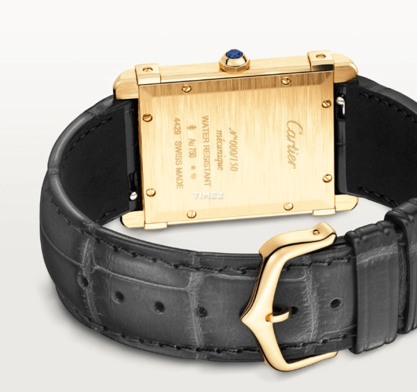 Cartier,Tank 39.49x29.20mm,39.49x29.20mm,Yellow Gold,Gold,Handwound,36hours,In-house Caliber,WGTA0088