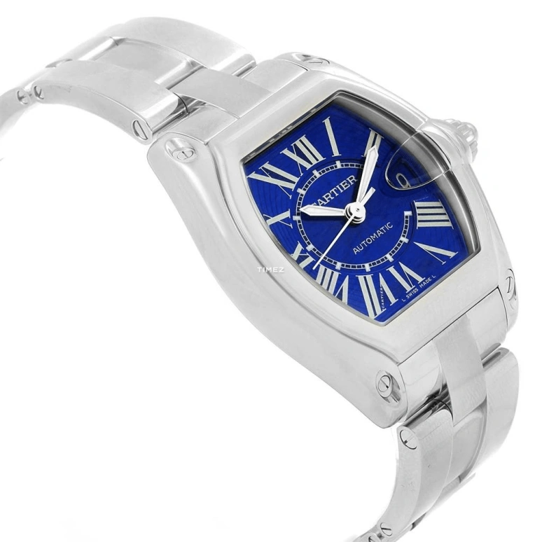 Cartier,Drive de Cartier 44.32x38.68mm,44.32x38.68mm,Stainless Steel,Blue,Automatic,Day,42hours,W62048V3